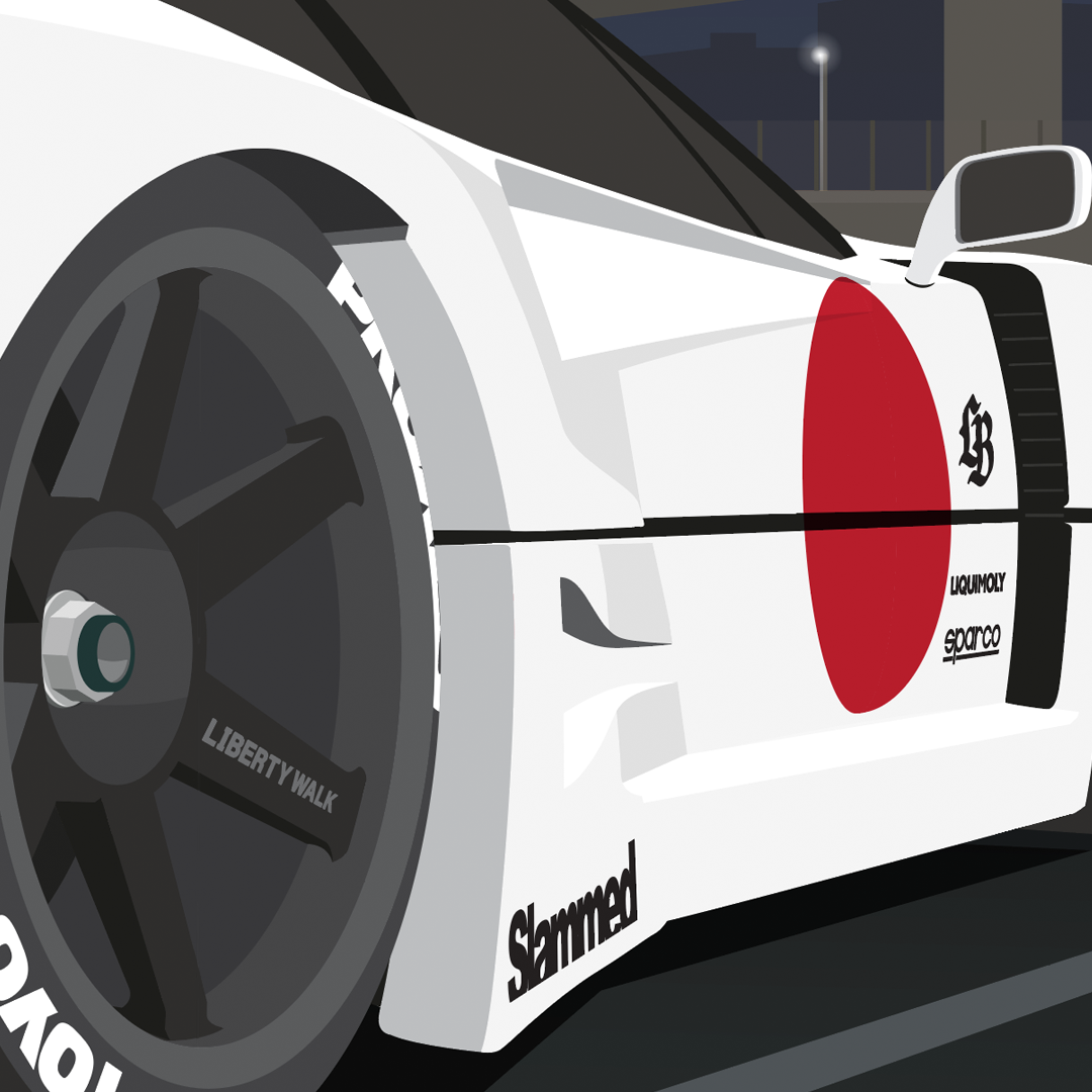 Ferrari F40 Liberty Walk - Daikoku